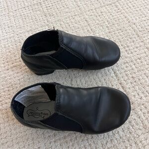 Revolution Black Leather Dance Shoes